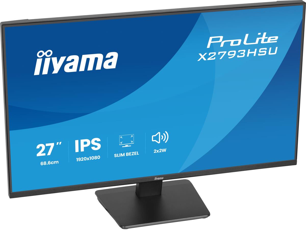 IiYAMA Desktop Monitor - ProLite X2793HSU-B1 - 27in - 1920x1080 (FHD) - Black