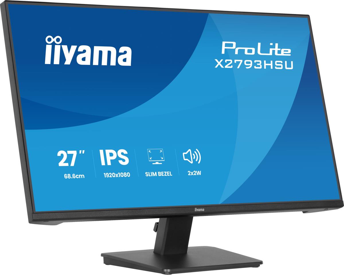 IiYAMA Desktop Monitor - ProLite X2793HSU-B1 - 27in - 1920x1080 (FHD) - Black
