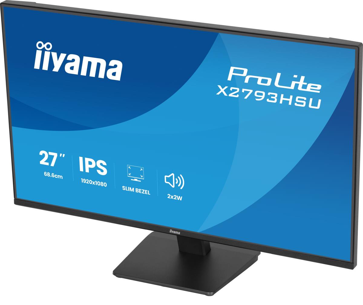IiYAMA Desktop Monitor - ProLite X2793HSU-B1 - 27in - 1920x1080 (FHD) - Black