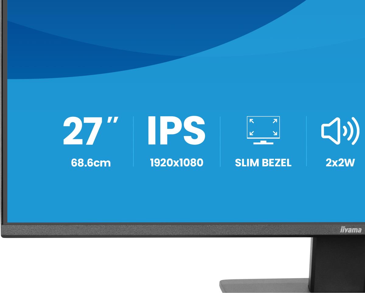IiYAMA Desktop Monitor - ProLite X2793HSU-B1 - 27in - 1920x1080 (FHD) - Black