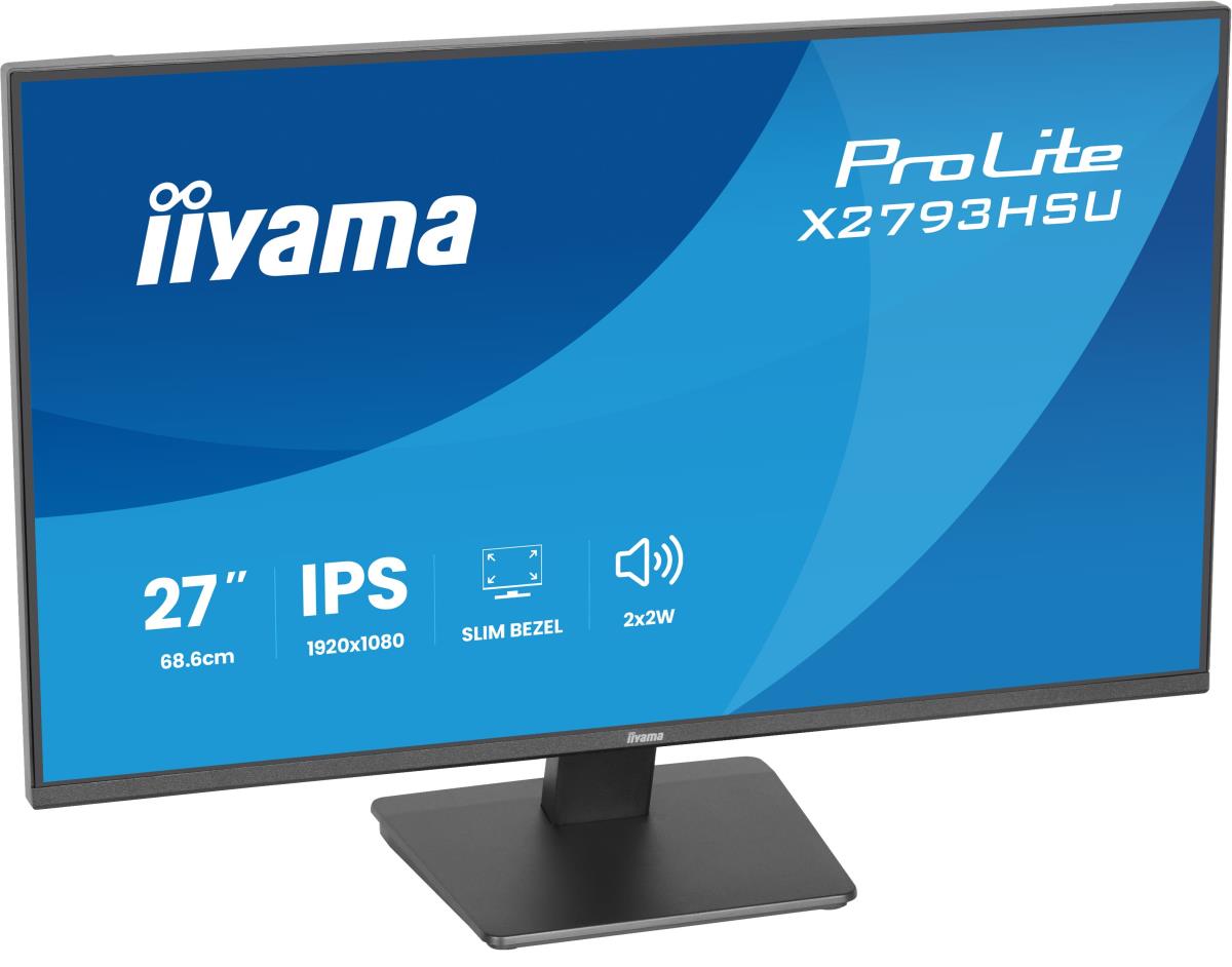 IiYAMA Desktop Monitor - ProLite X2793HSU-B1 - 27in - 1920x1080 (FHD) - Black