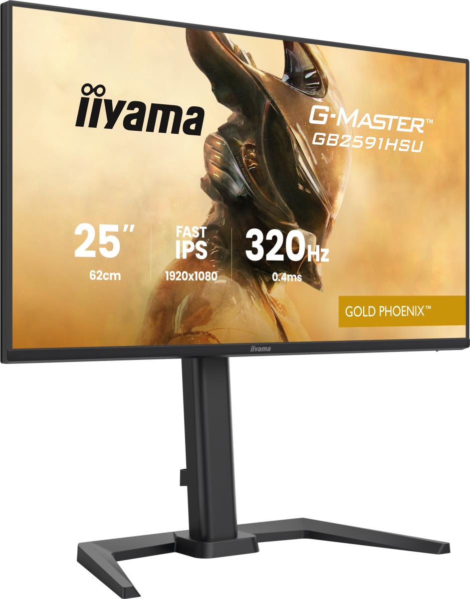 IiYAMA Desktop Monitor - G-MASTER GB2591HSU-B1 - 25in - 1920x1080 (FHD) - Black