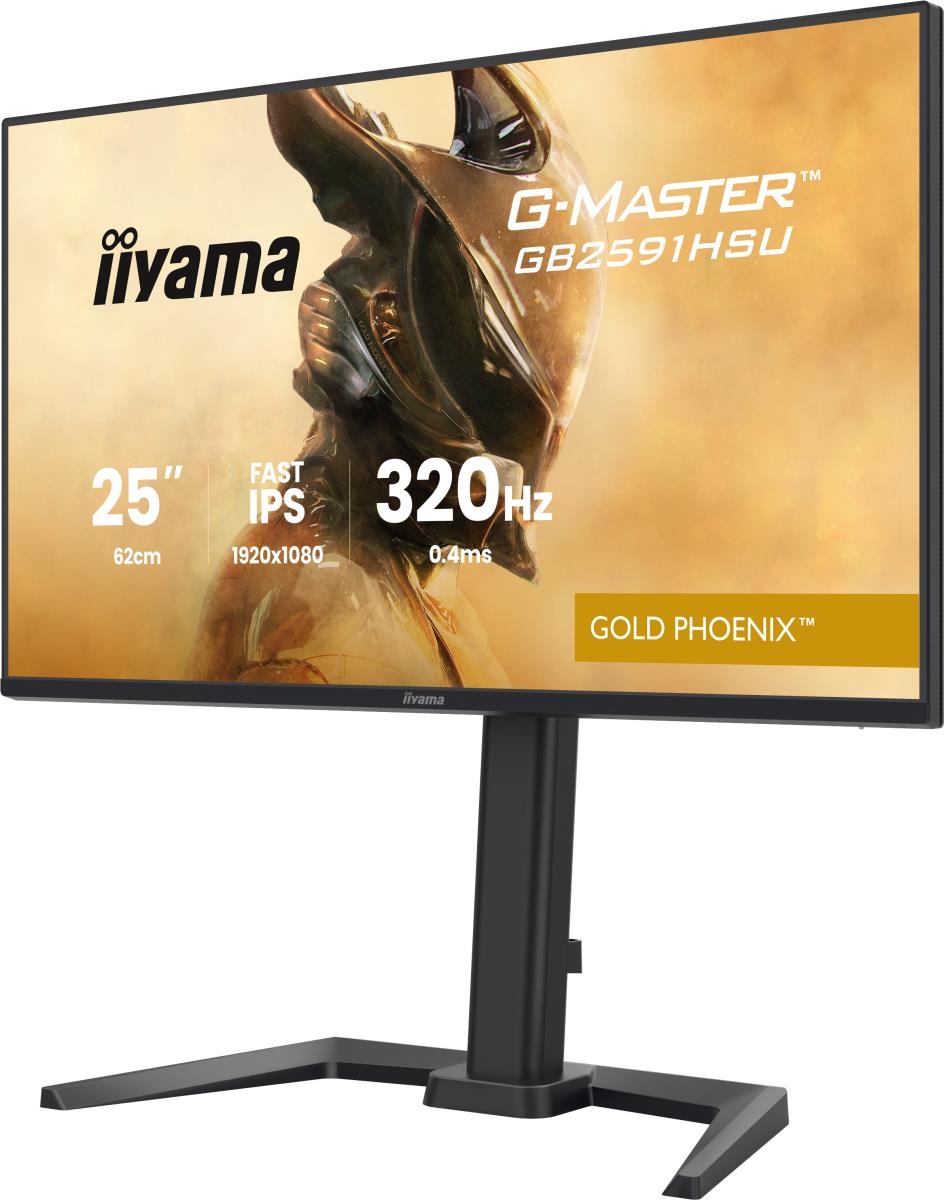 IiYAMA Desktop Monitor - G-MASTER GB2591HSU-B1 - 25in - 1920x1080 (FHD) - Black
