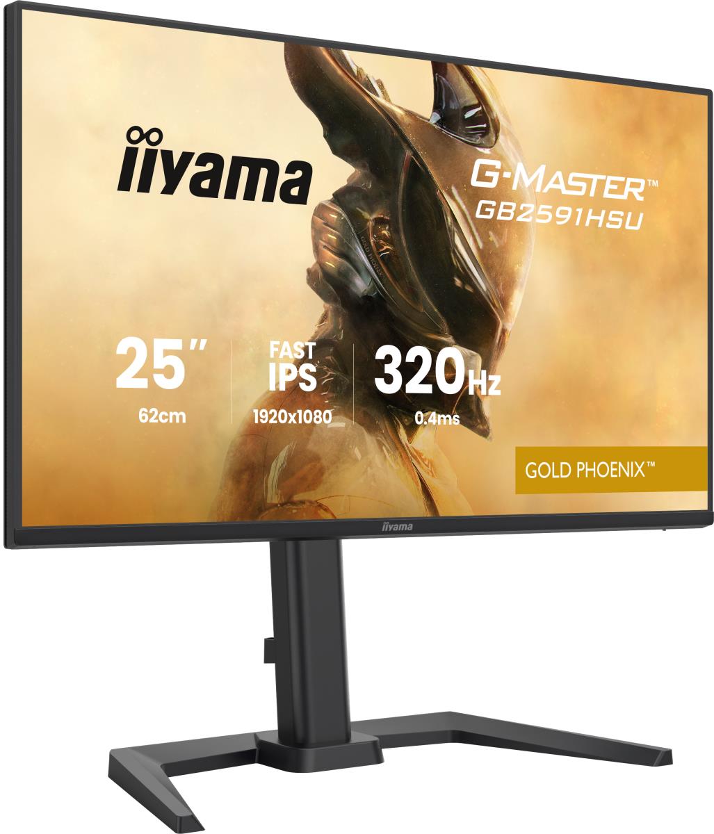 IiYAMA Desktop Monitor - G-MASTER GB2591HSU-B1 - 25in - 1920x1080 (FHD) - Black