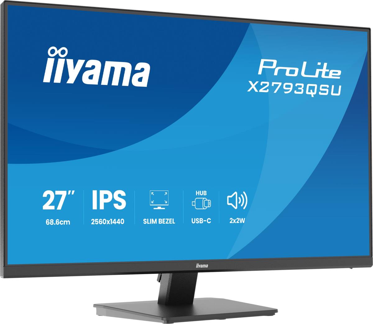 IiYAMA Desktop Monitor - ProLite X2793QSU-B1 - 27in - 2560x1440 (QHD) - Black