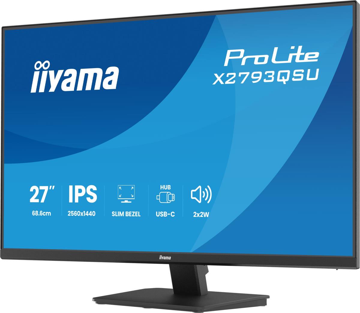 IiYAMA Desktop Monitor - ProLite X2793QSU-B1 - 27in - 2560x1440 (QHD) - Black