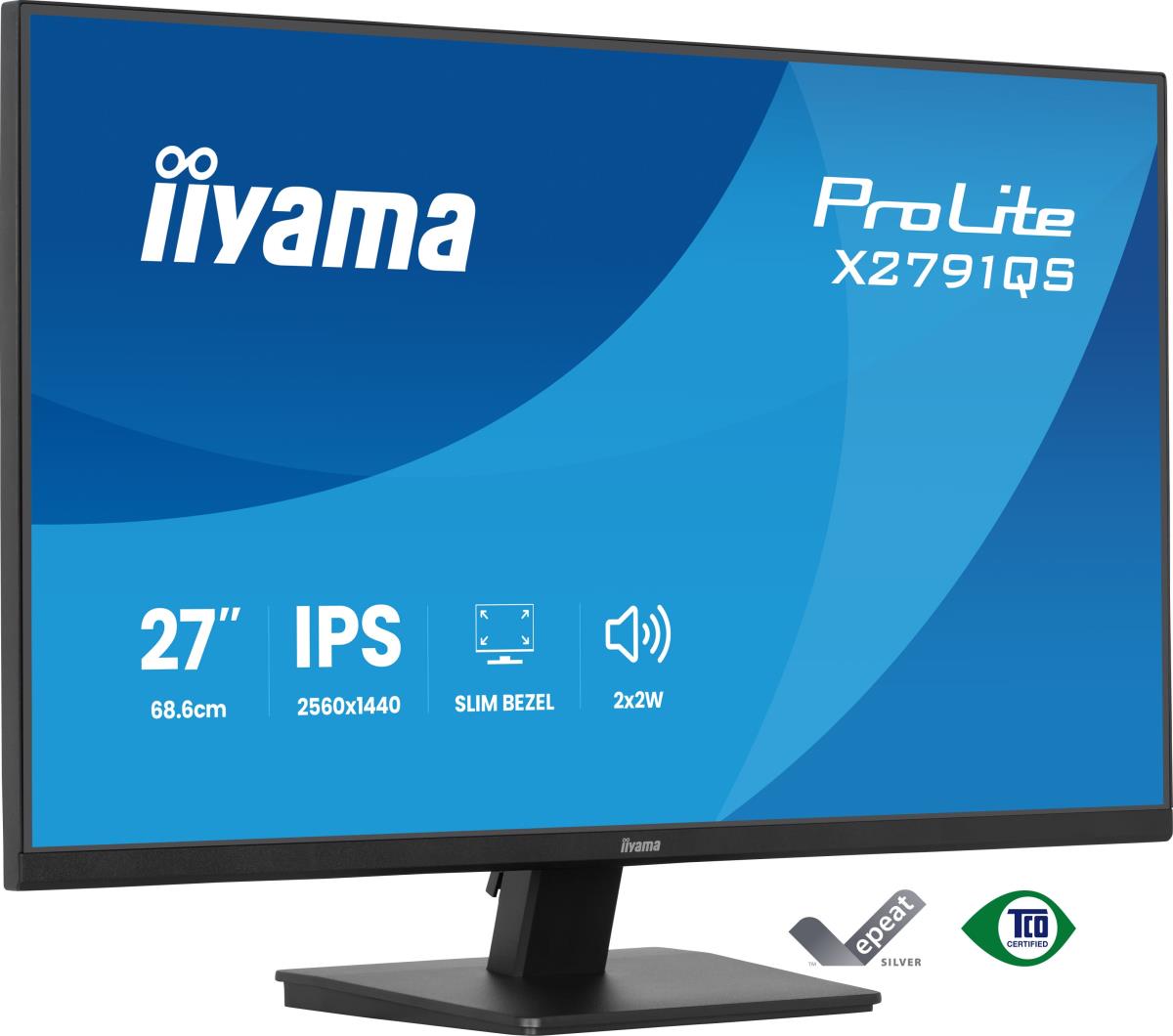 IiYAMA Desktop Monitor - ProLite X2791QS-B1 - 27in - 2560x1440 (QHD) - Black