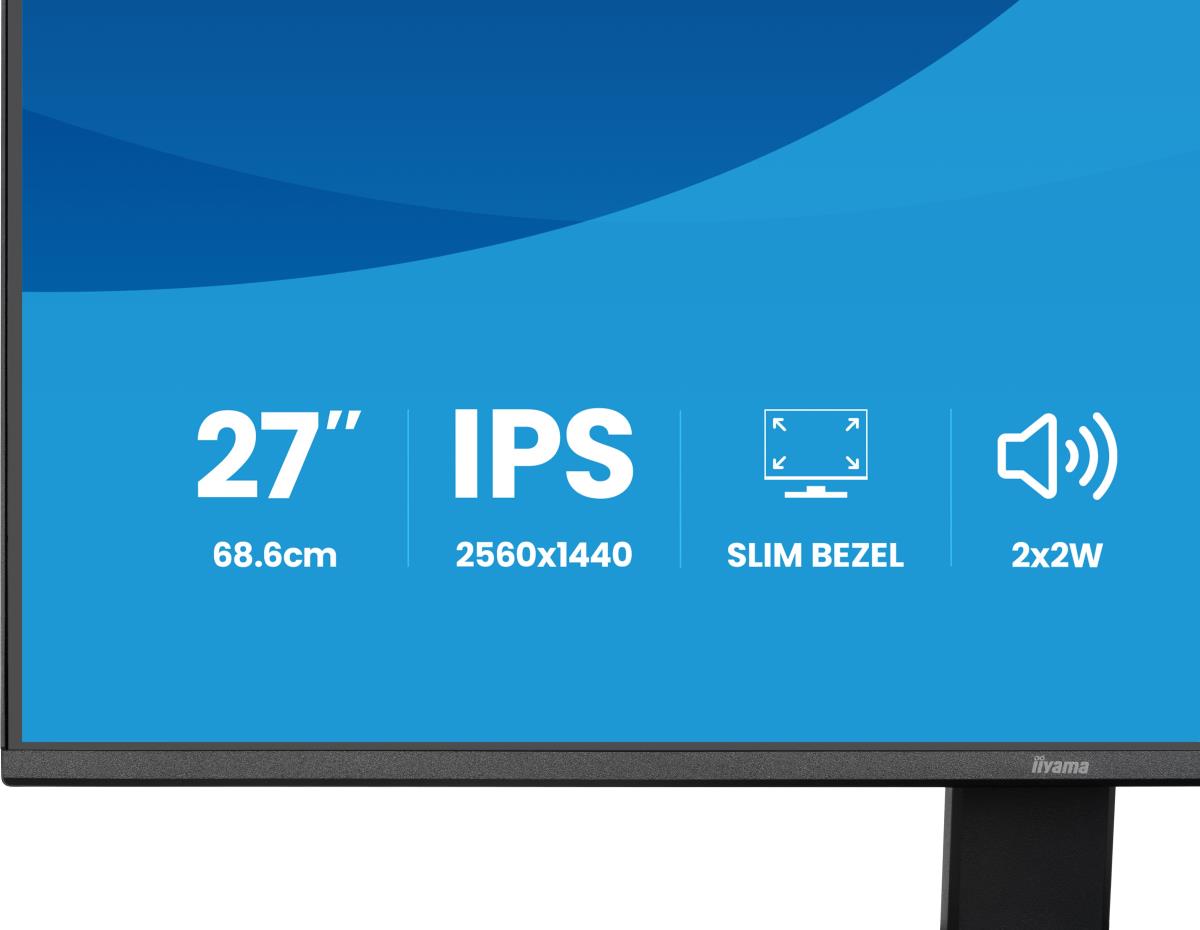 IiYAMA Desktop Monitor - ProLite X2791QS-B1 - 27in - 2560x1440 (QHD) - Black