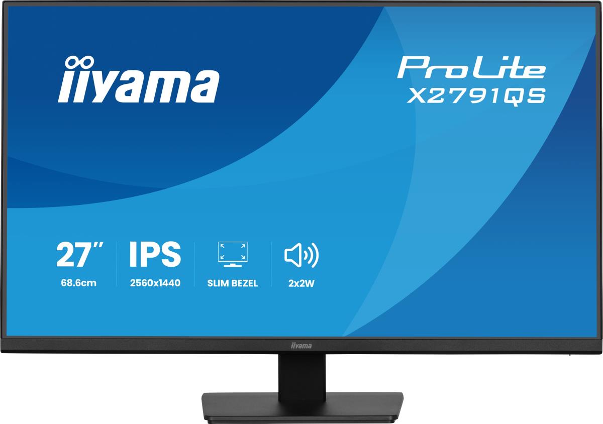 IiYAMA Desktop Monitor - ProLite X2791QS-B1 - 27in - 2560x1440 (QHD) - Black