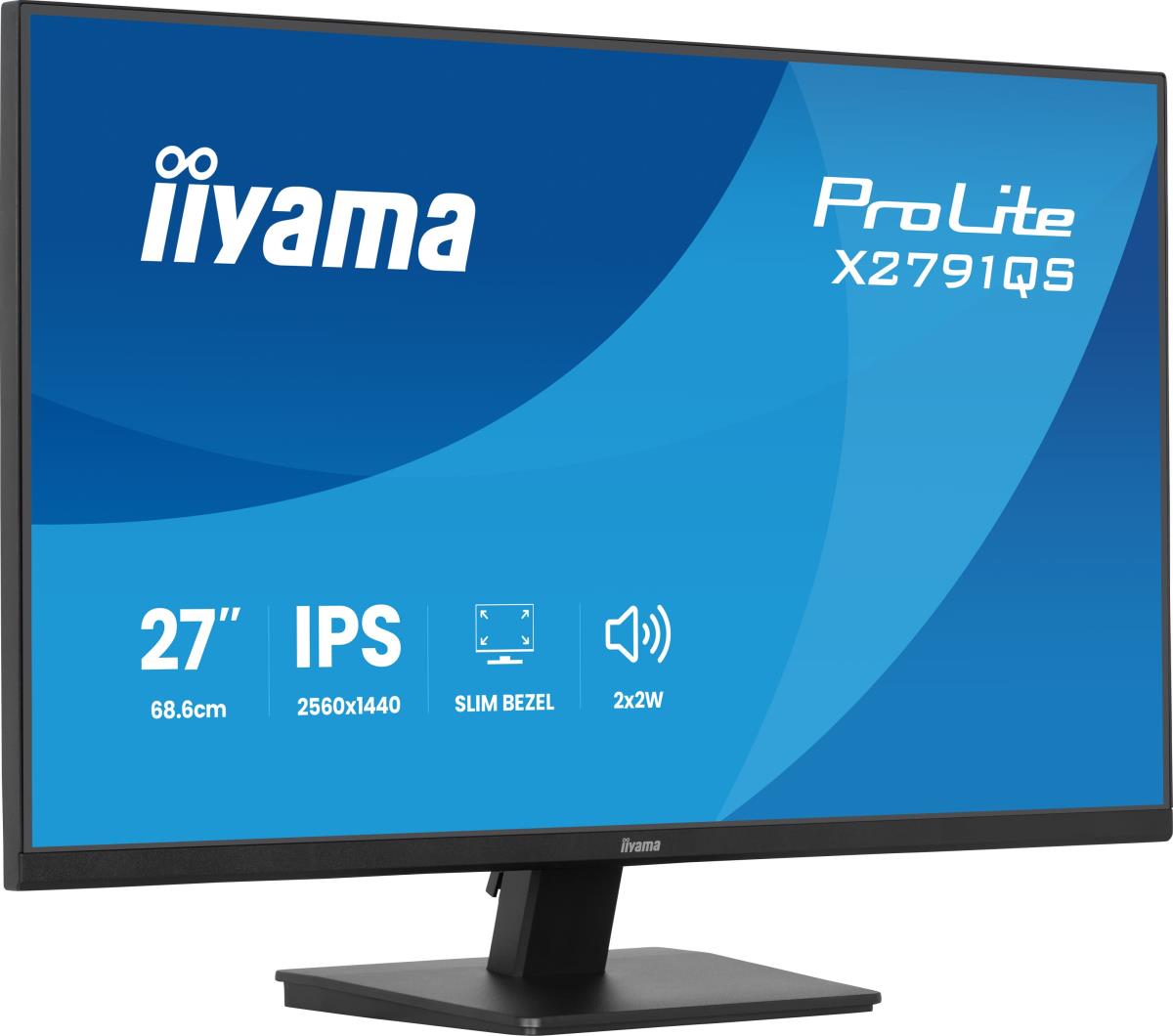 IiYAMA Desktop Monitor - ProLite X2791QS-B1 - 27in - 2560x1440 (QHD) - Black