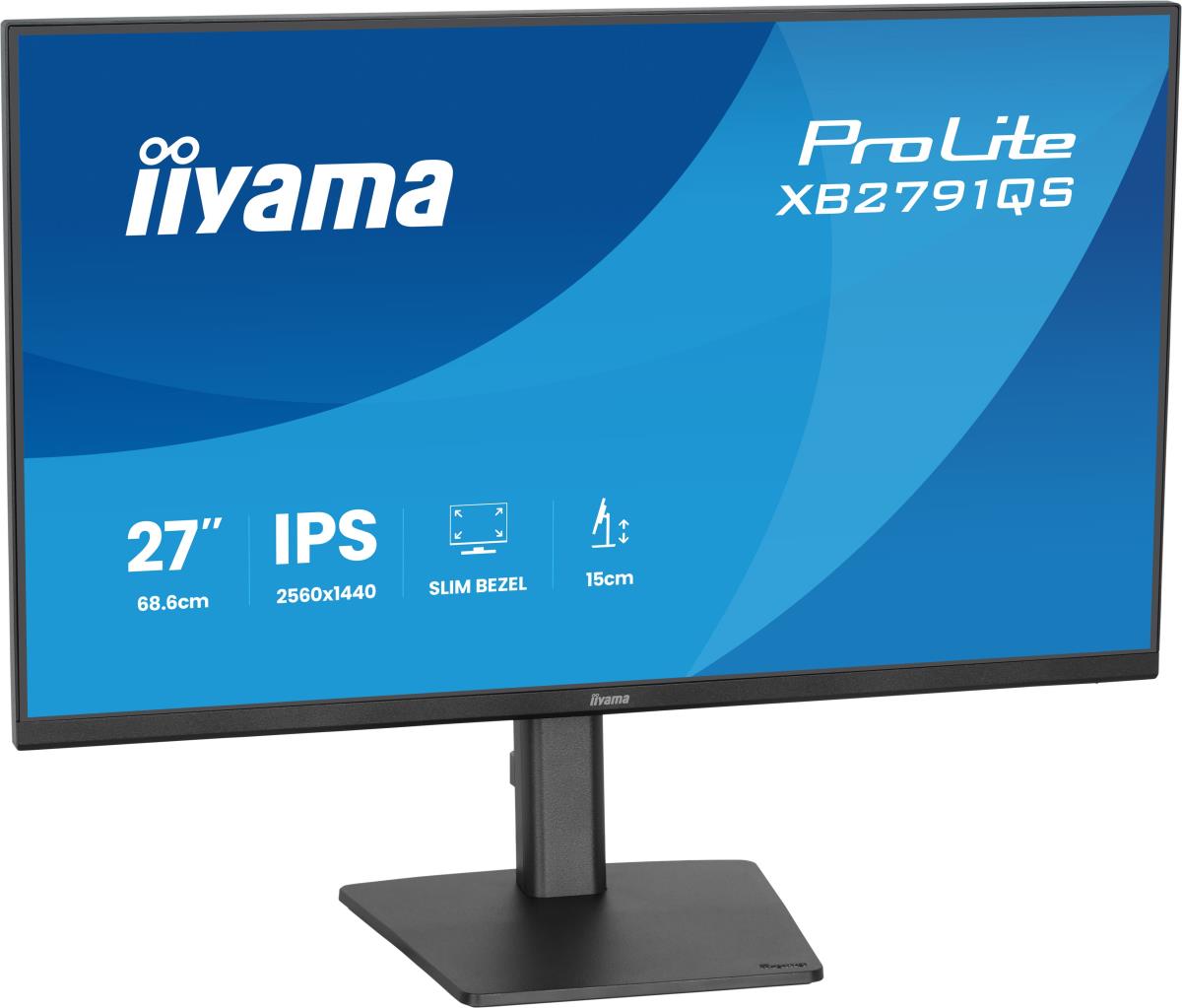 IiYAMA Desktop Monitor - ProLite XB2791QS-B1- 27in - 2560x1440 (QHD) - Black