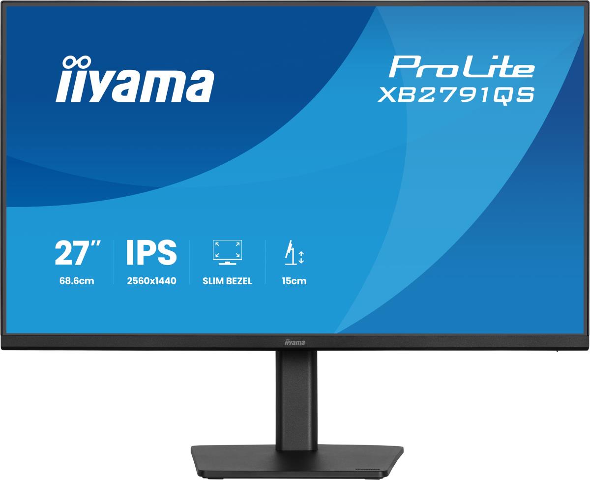 IiYAMA Desktop Monitor - ProLite XB2791QS-B1- 27in - 2560x1440 (QHD) - Black