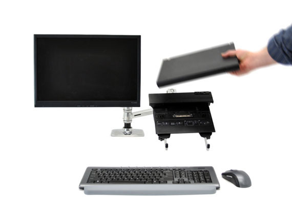 ERGOTRON Monitor Mount - LX Dual Stacking Arm - Desk - 2 monitor - Tilt/Pan/Rotate - up to 24in - Aluminium