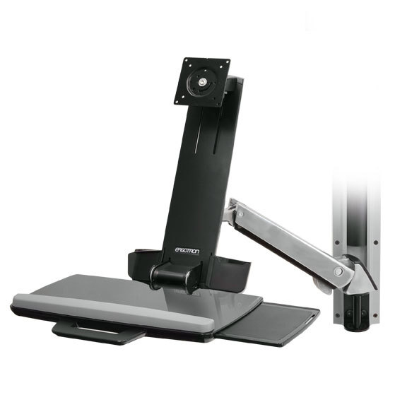 ERGOTRON Styleview Sit-stand Combo Arm (polished Aluminum)