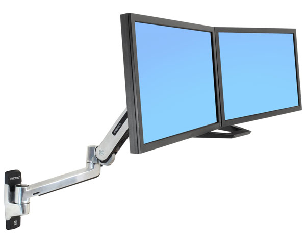 ERGOTRON Monitor Mount - LX HD Sit-Stand - wall - 1 monitor - Sit-Stand - Tilt/Pan/Rotate - up to 46in - Aluminium