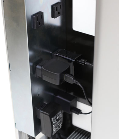 ERGOTRON Zip12 Charging Wall Mount Storage Cabinet (black/silver) Uk / Ie
