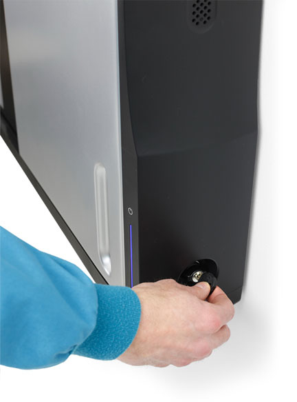 ERGOTRON Zip12 Charging Wall Mount Storage Cabinet (black/silver) Uk / Ie