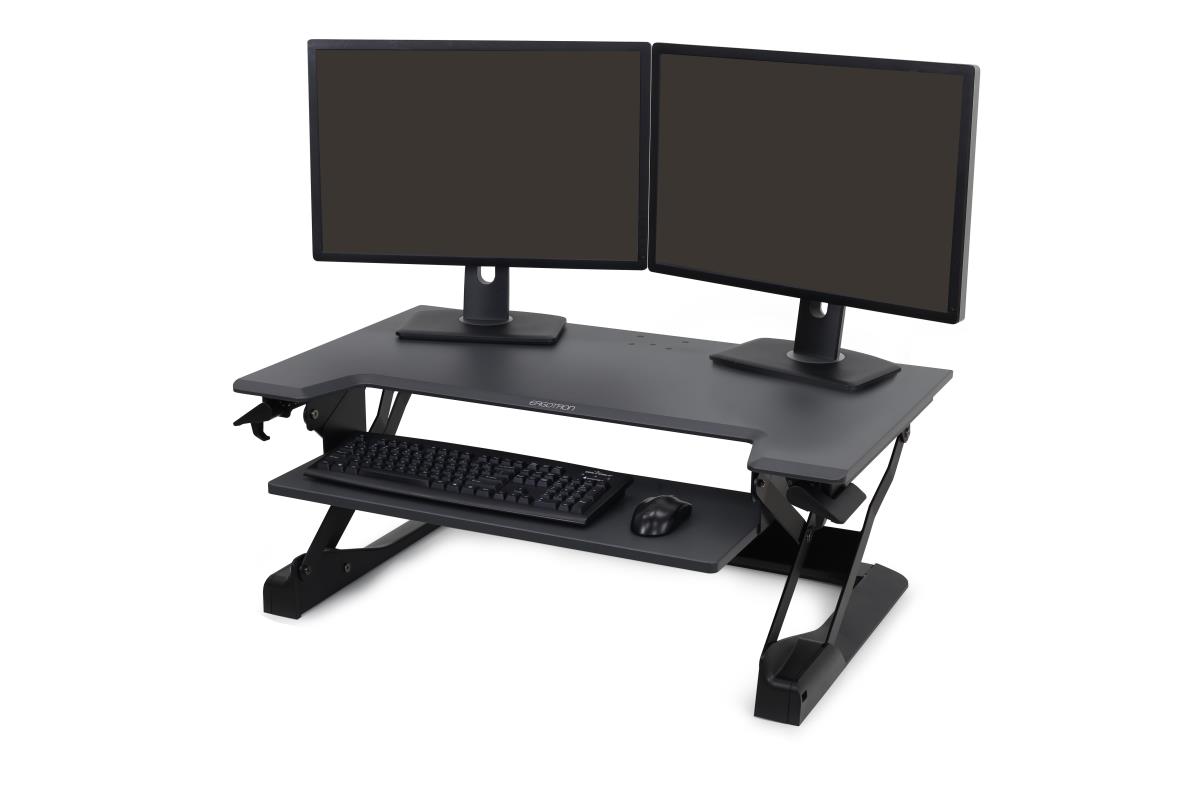 ERGOTRON WorkFit-TL Sit-Stand Desktop Workstation (black)