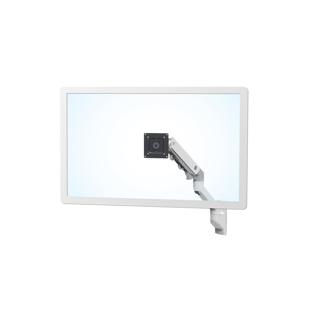 ERGOTRON Monitor Mount - HX Wall Mount Monitor Arm - 1 monitor - Tilt/Pan/Rotate - up to 49in - White