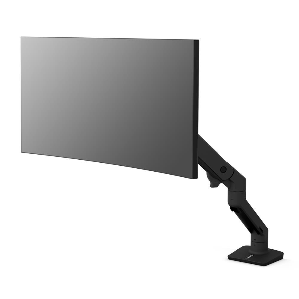 ERGOTRON Monitor Mount - HX Desk Monitor Arm - 1 monitor - Tilt/Pan/Rotate - up to 49in - Black