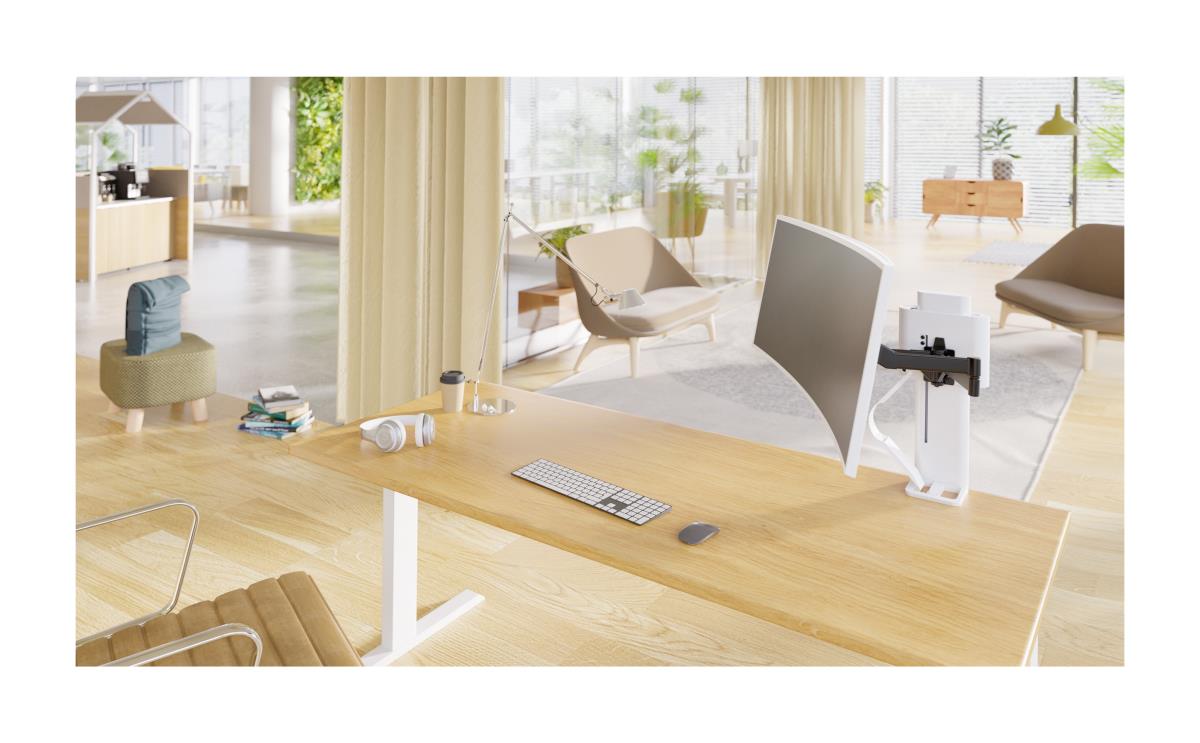 ERGOTRON Monitor Mount - TRACE - Desk - 1 monitor - Tilt/Pan/Rotate - up to 38in - White
