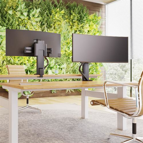ERGOTRON Monitor Mount - TRACE - Desk - 1 monitor - Tilt/Pan/Rotate - up to 38in - Black