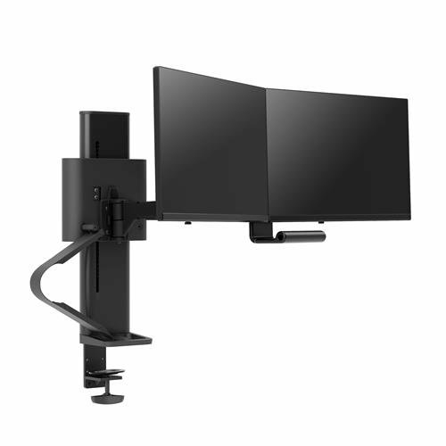 ERGOTRON Monitor Mount - TRACE - Desk - 2 monitor - Tilt/Pan/Rotate - up to 27in - Black