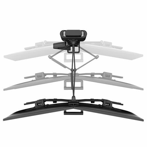ERGOTRON Monitor Mount - TRACE - Desk - 2 monitor - Tilt/Pan/Rotate - up to 27in - Black