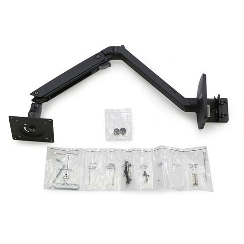 ERGOTRON Monitor Mount - MXV Desk Monitor Arm - 1 monitor - Tilt/Pan/Rotate - up to 34in - Black - 2-Piece Clamp