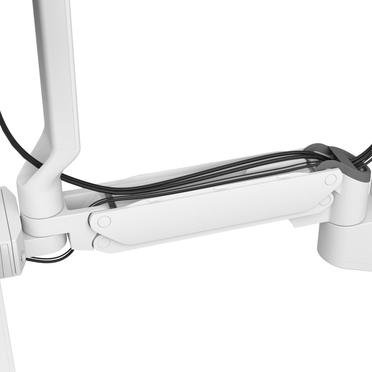 ERGOTRON Keyboard & Monitor Mount Workstation - CareFit Combo System with Worksurface - Desk - 1 monitor - Tilt/Pan/Rotate - up to 27in - White