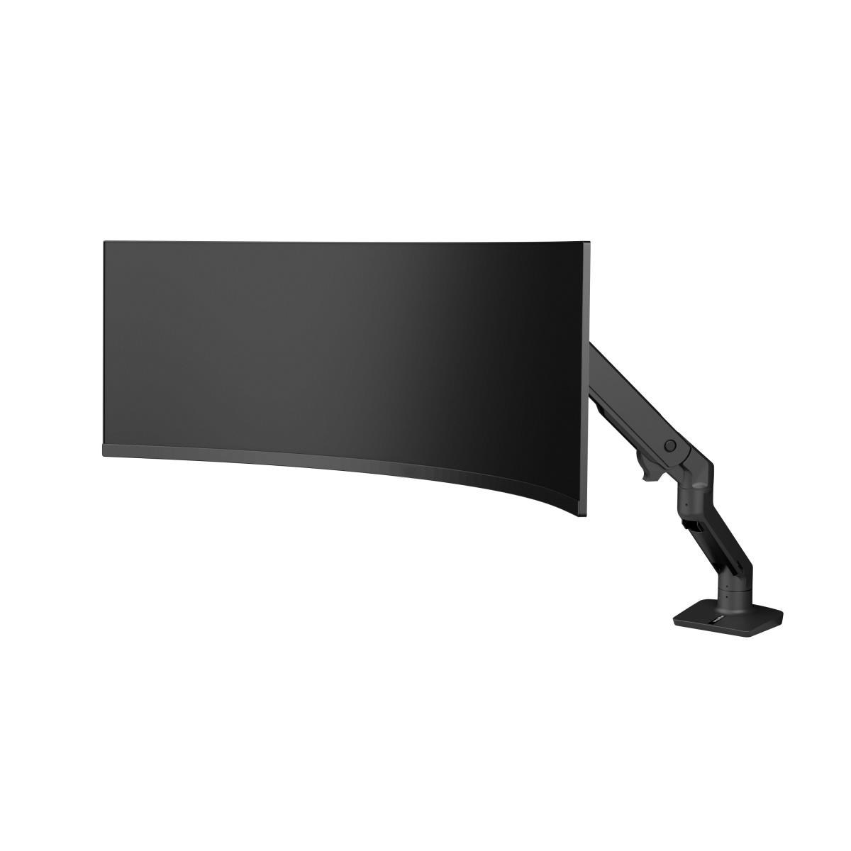 ERGOTRON Monitor Mount - HX Desk Monitor Arm with VHD Pivot - 1 monitor - Tilt/Pan/Rotate - up to 57in - Black