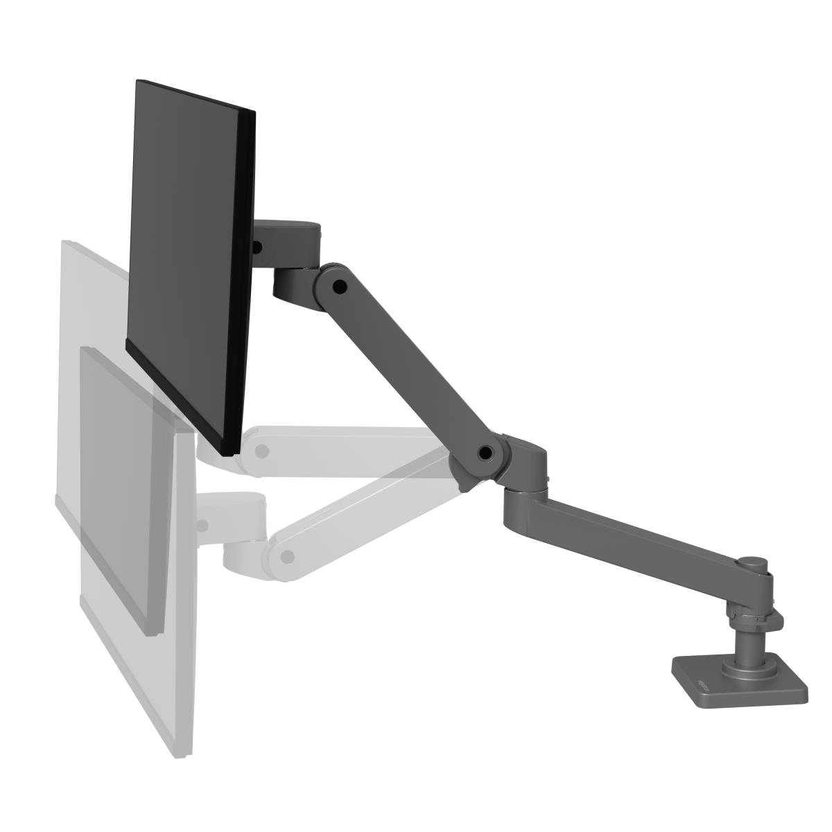 ERGOTRON Monitor Mount - LX Pro - Desk - 1 monitor - Tilt/Pan/Rotate - up to 34in - Dark Grey