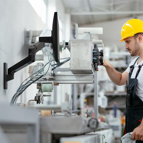 ERGOTRON Monitor Mount - LX Pro - Wall - 1 monitor - Tilt/Pan/Rotate - up to 34in - Black