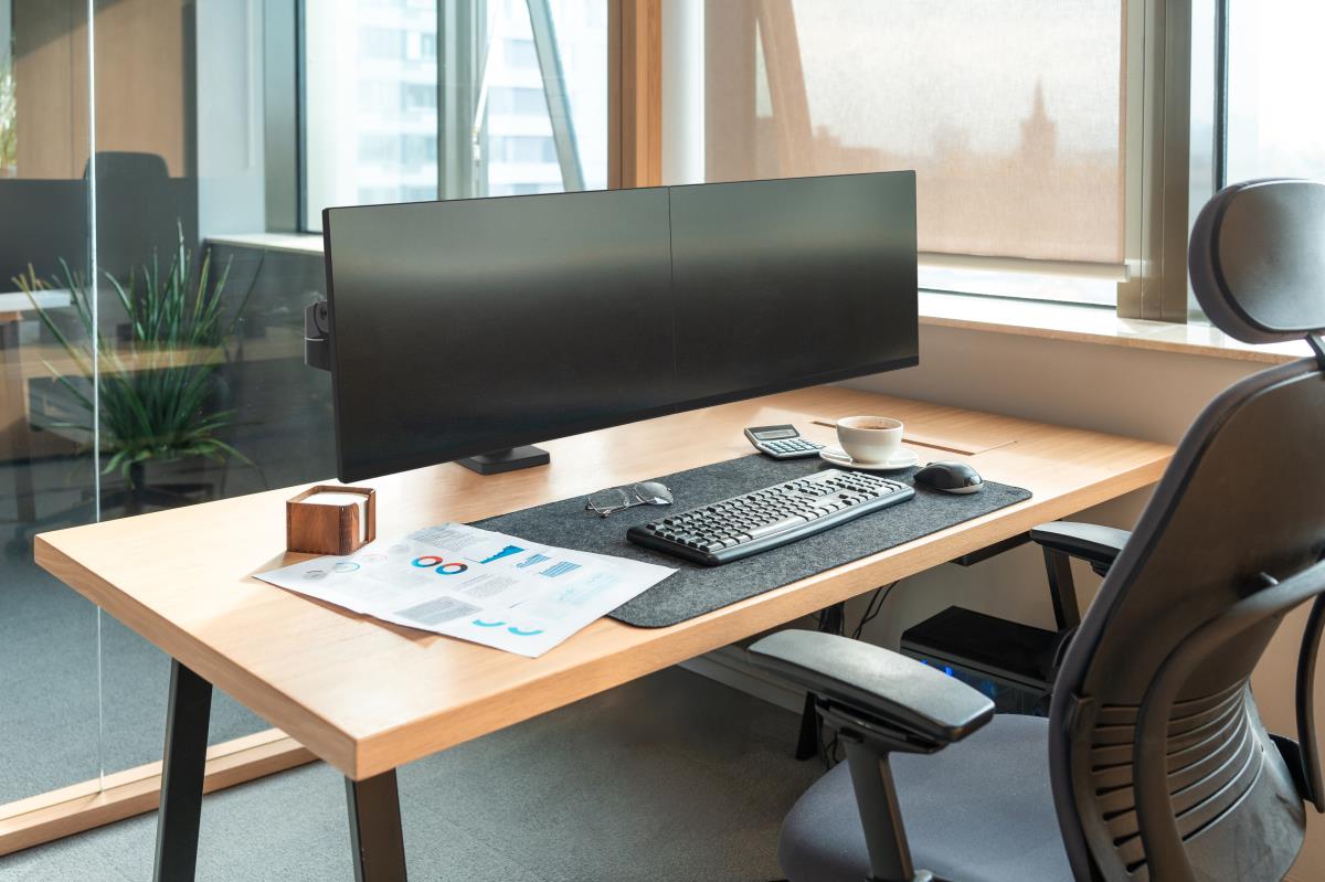 ERGOTRON Monitor Mount - LX Pro Dual Side-by-Side Arm - Desk - 2 monitor - Tilt/Pan/Rotate - up to 27in - Black
