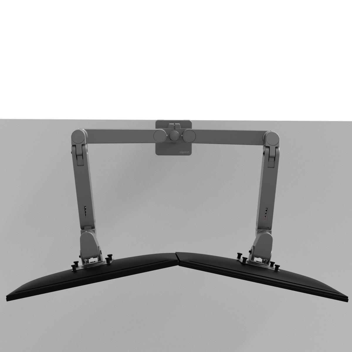 ERGOTRON Monitor Mount - LX Pro Dual Side-by-Side Arm - Desk - 2 monitor - Tilt/Pan/Rotate - up to 27in - Dark Grey