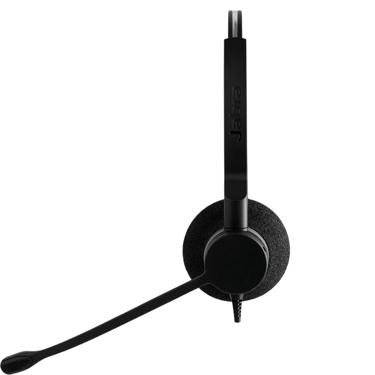 JABRA Headset Biz 2300 - Duo - Quick Disconnect (QD) Connector - Black - Noise Cancelling - Headband
