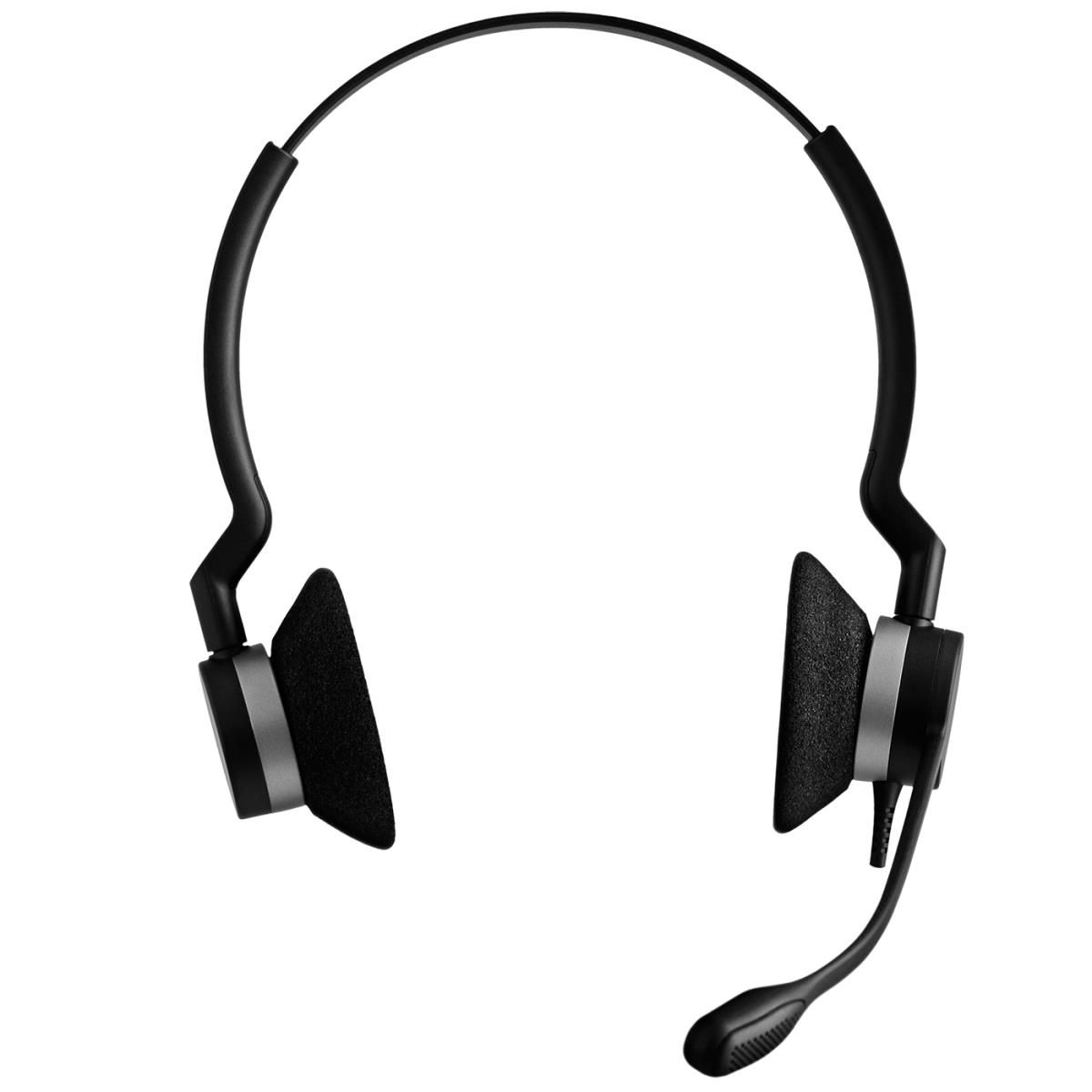 JABRA Headset Biz 2300 - Duo - Quick Disconnect (QD) Connector - Black - Noise Cancelling - Headband
