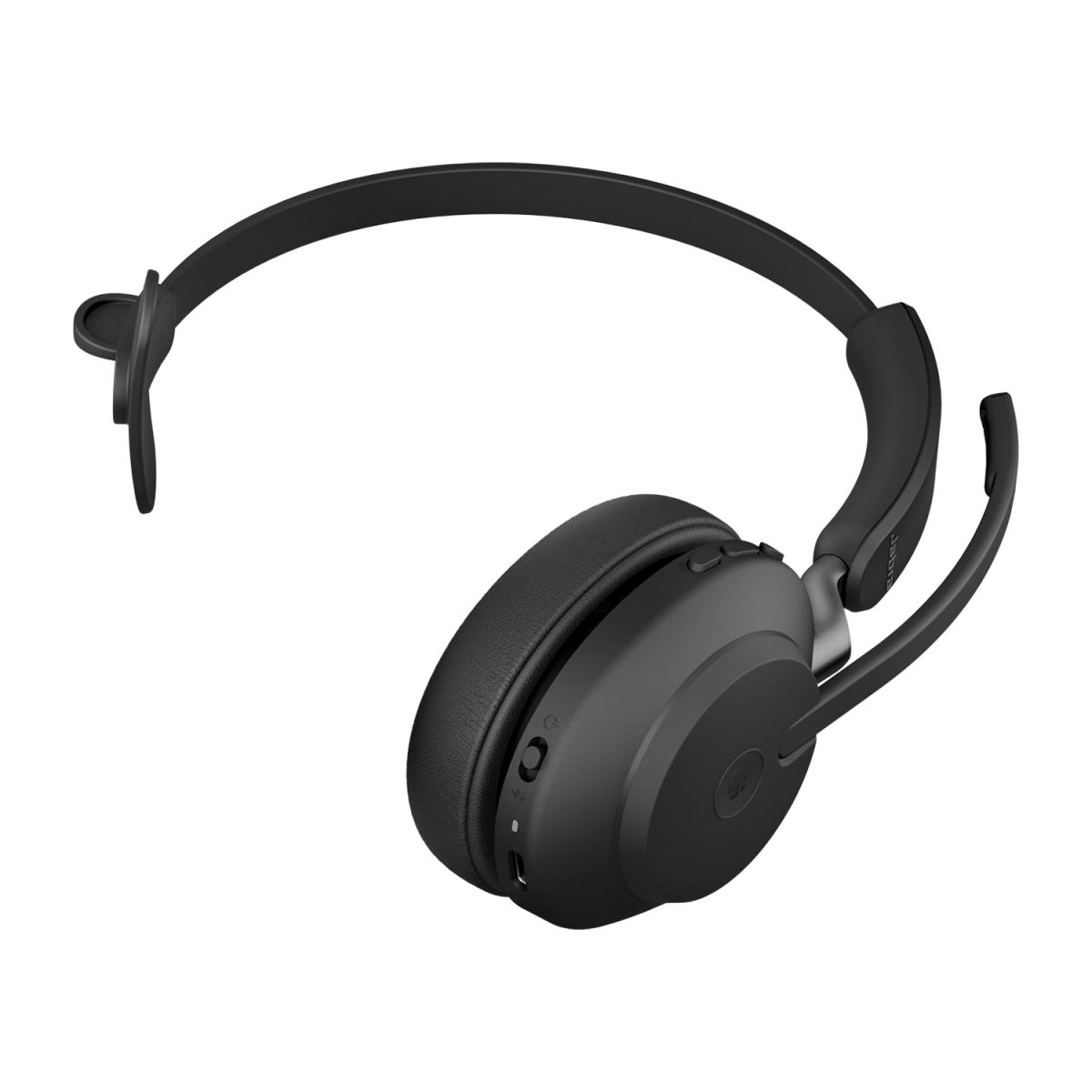 JABRA Headset Evolve2 65 MS - Mono - USB-C / BT - Black