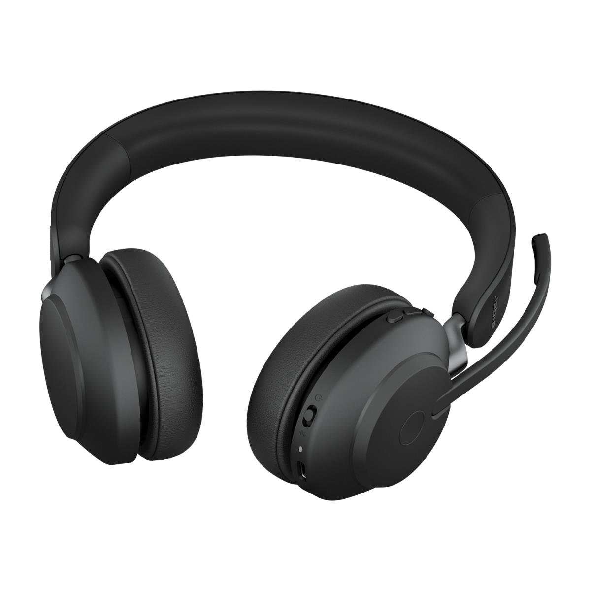 JABRA Headset Evolve2 65 UC - Stereo - USB-A / BT - Black - with Desk Stand