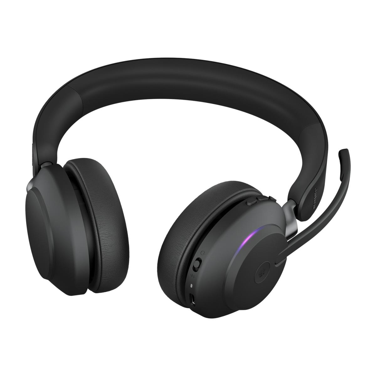 JABRA Headset Evolve2 65 MS - Stereo - USB-C / BT - Black - with Desk Stand