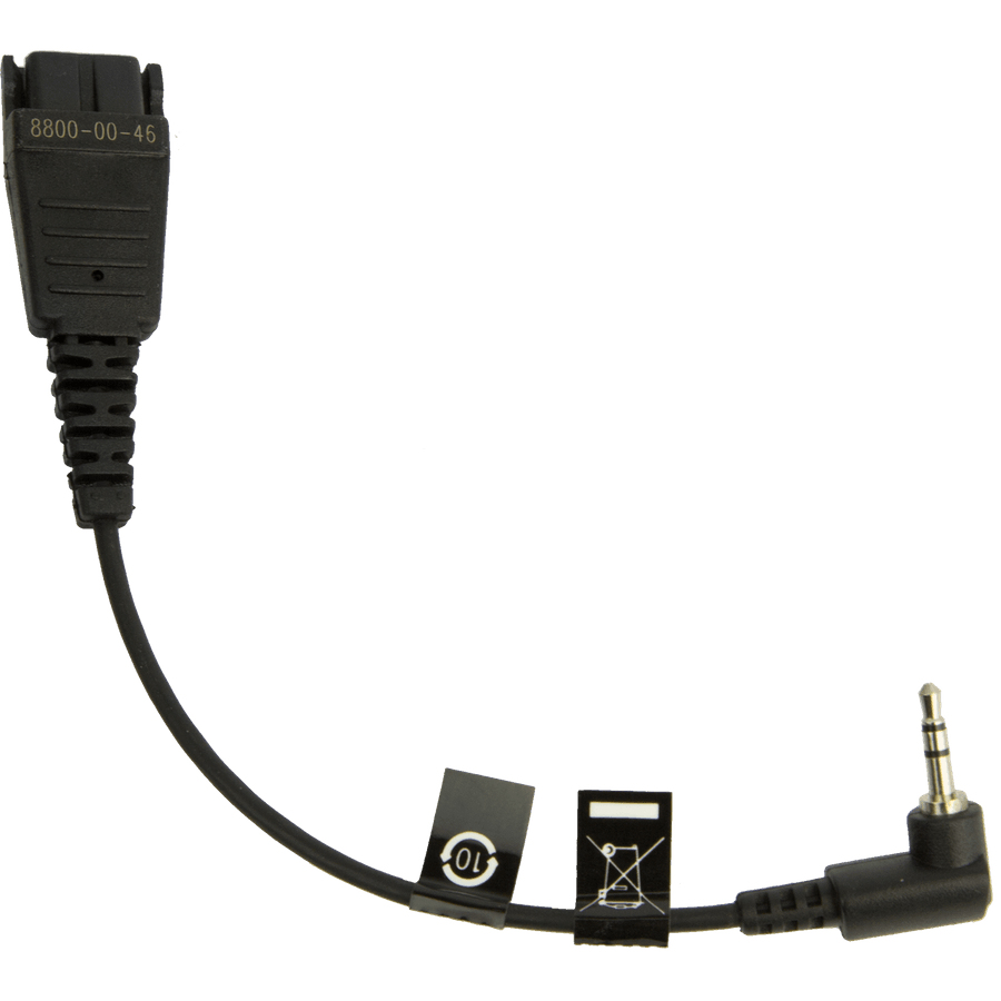 JABRA QD to 2.5 mm Jack cord