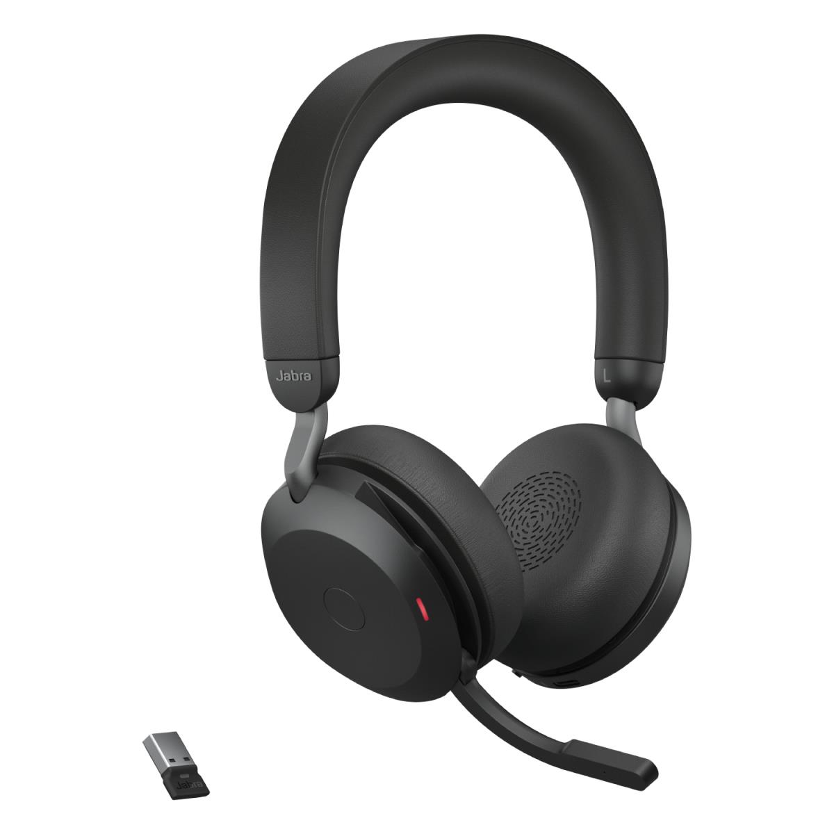 JABRA Headset Evolve2 75 UC - Stereo - USB-A / BT - Charging Stand - Black