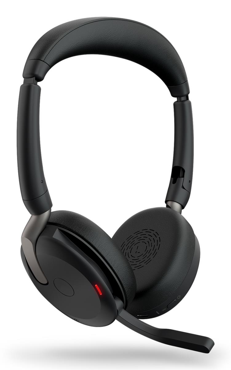 JABRA Headset Evolve2 65 flex UC - Stereo - USB-C / BT - Black - Wireless Charging