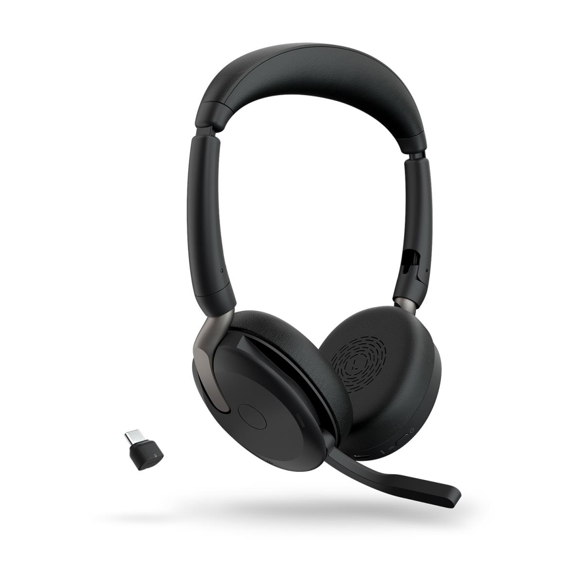 JABRA Headset Evolve2 65 flex UC - Stereo - USB-C / BT - Black - Wireless Charging