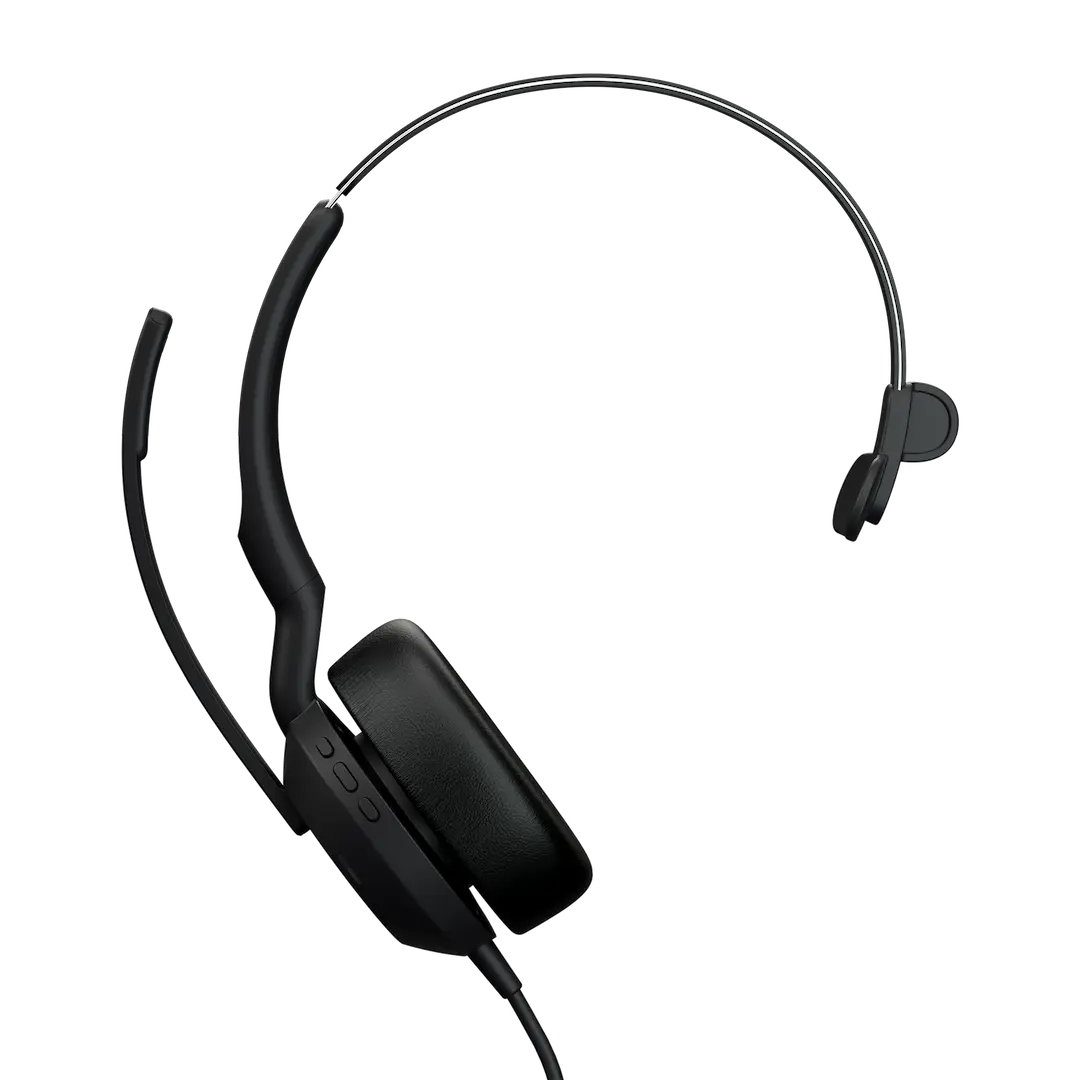 JABRA Headset Evolve2 50 MS - Mono - USB-C/A