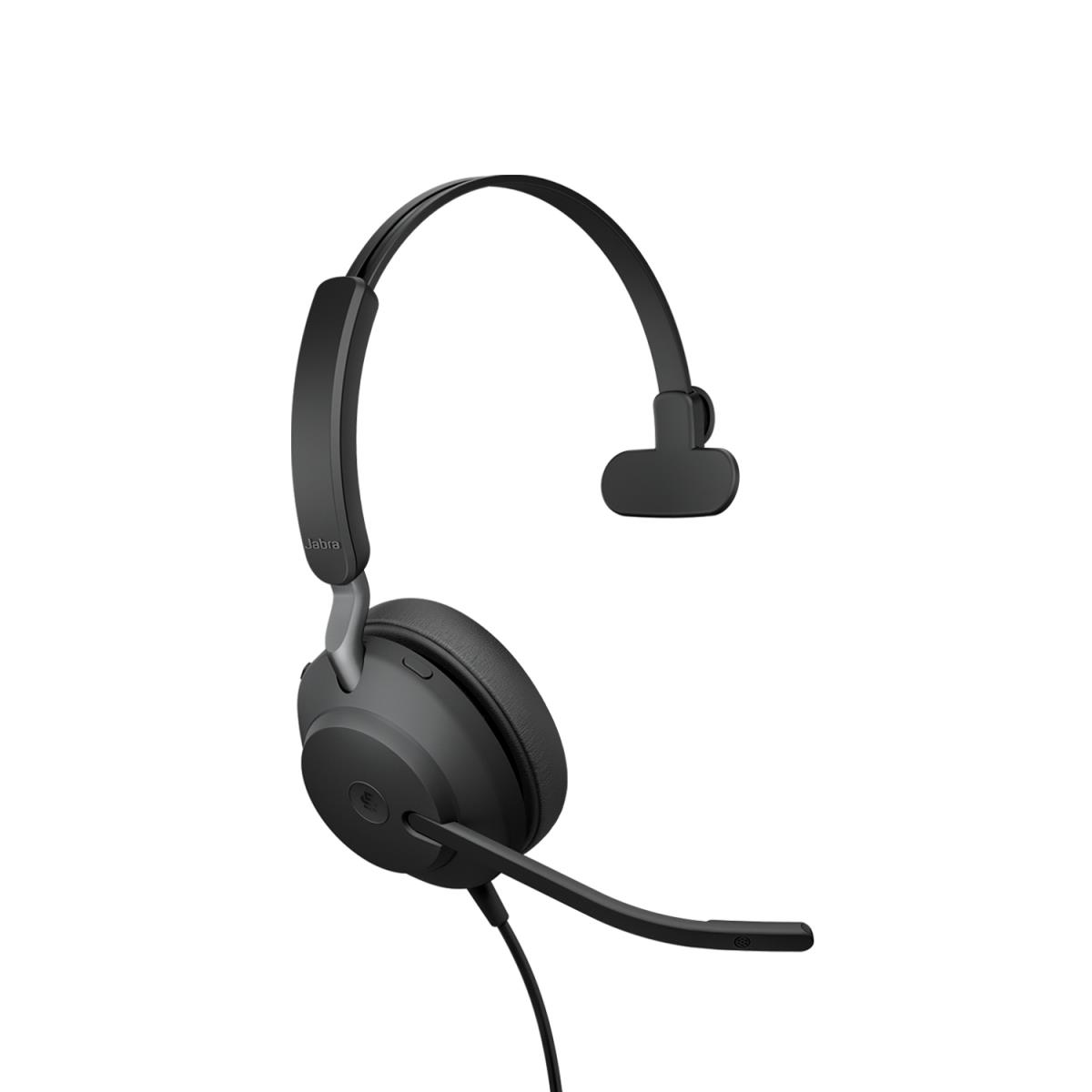 JABRA Headset Evolve2 40 SE MS - Mono - USB-C/A