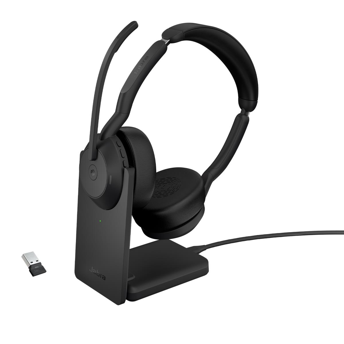 JABRA Headset Evolve2 55 MS - Stereo - USB-A / BT - Stand