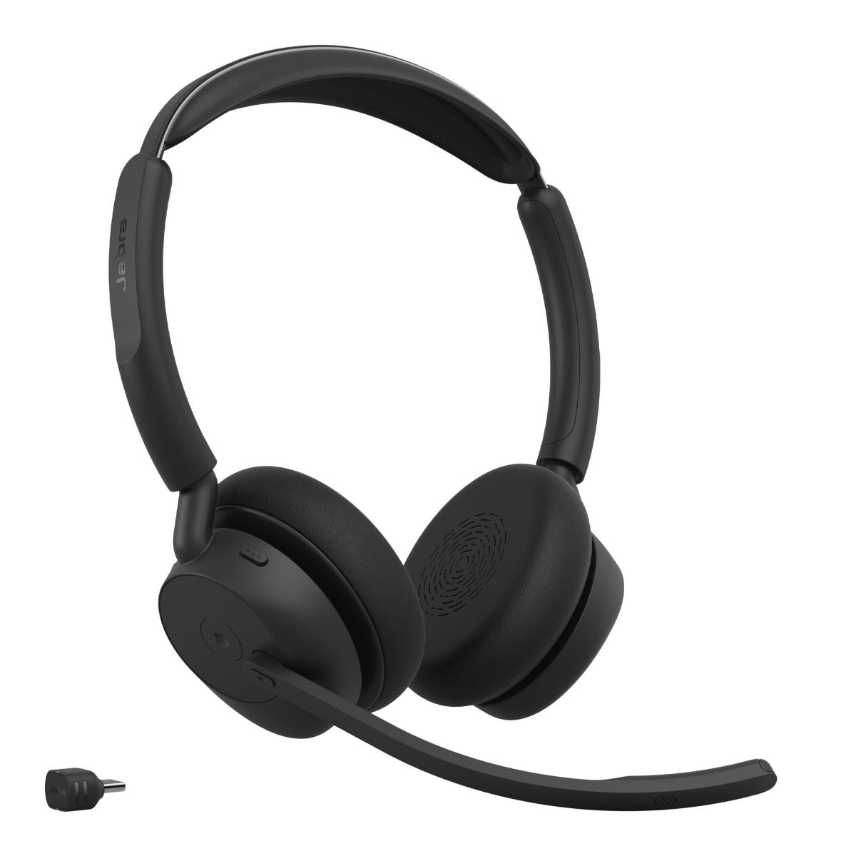 JABRA Headset Evolve3 45 MS - Stereo - Bluetooth - Link 390c
