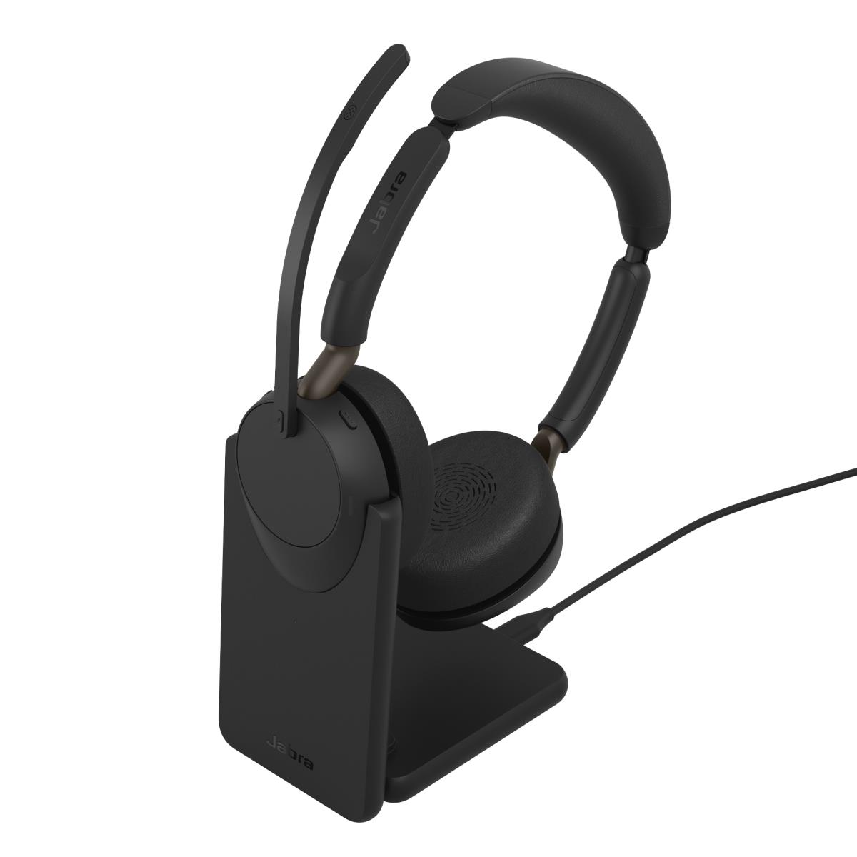 JABRA Headset Evolve3 65 UC - Stereo - Bluetooth - Link 390c - Charging Stand