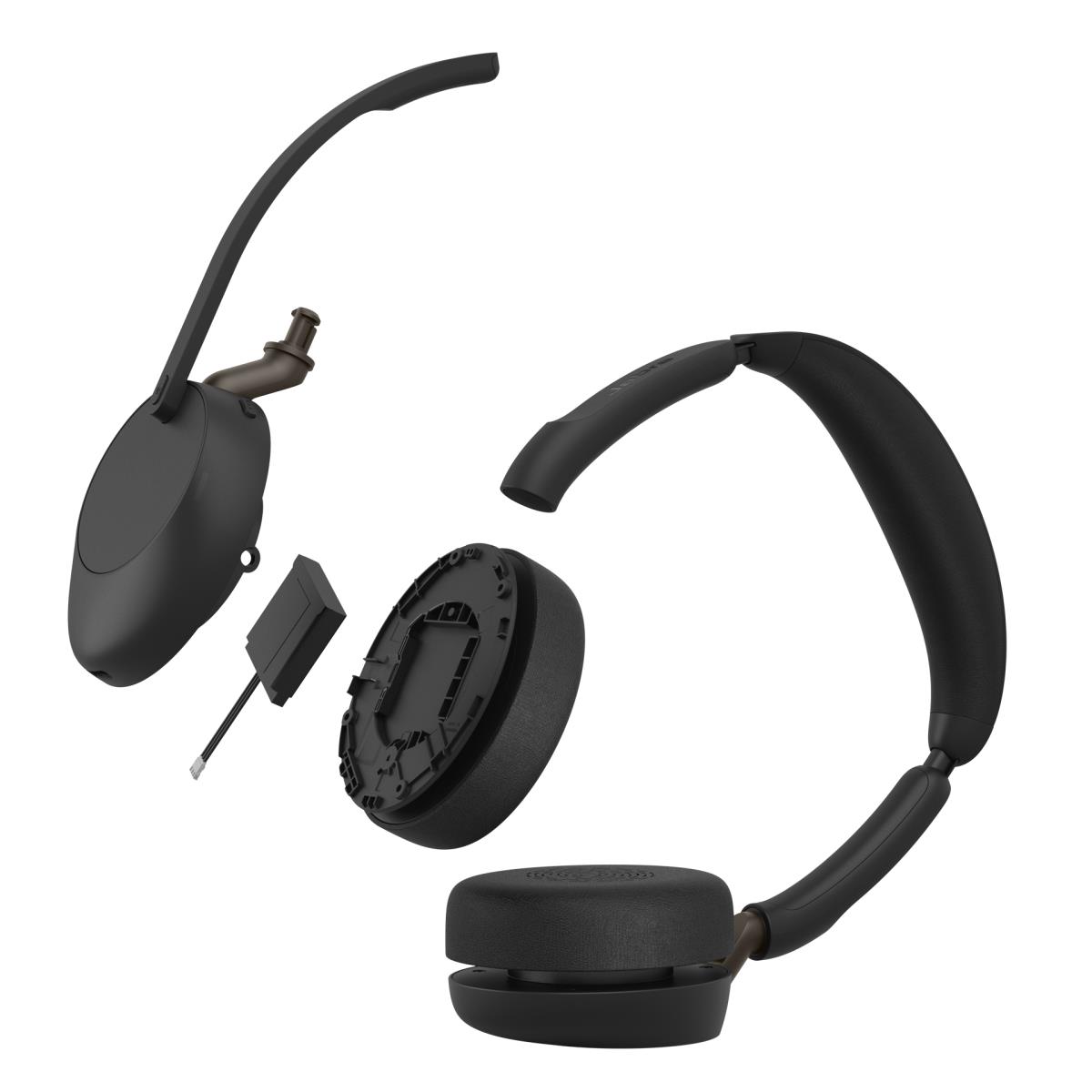 JABRA Headset Evolve3 65 UC - Stereo - Bluetooth - Link 390a